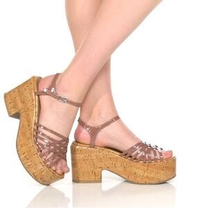 Aquatalia Elene Sandal - luxury Italian footwear Teracotta SZ 6 1/2